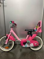 Kinderfiets met poppenstoeltje en zijwieltjes, Fietsen en Brommers, Fietsen | Kinderfietsjes, Ophalen, Zo goed als nieuw, Zijwieltjes