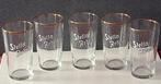 5 beaux anciens verres Stella Artois, Collections, Enlèvement ou Envoi, Utilisé, Verre ou Verres, Stella Artois