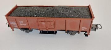 LIMA 3174 HO-Open goerenwagen met kolenlading/Wagon ouvert + beschikbaar voor biedingen