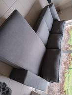 Kivik ikea driezit plus longchair blauw grijs in goede staat, Enlèvement, Tissus