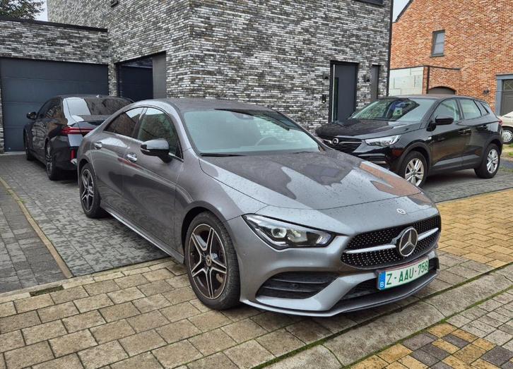 Mercedes CLA200 Coupé AMG pack 22.000kms 2021 Garantie, Auto's, Mercedes-Benz, Bedrijf, Te koop, CLA, 360° camera, ABS, Achteruitrijcamera