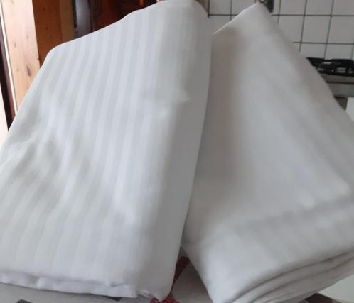 witte hoes-lakens DE WITTE LIETAER voor één-persoonsbed, Maison & Meubles, Chambre à coucher | Linge de lit, Utilisé, Housse de couette