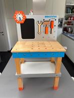 Brico'Kids by Janod, in  hoogte vertelbare werkbank, Kinderen en Baby's, Ophalen, Zo goed als nieuw, Meubelstuk of Keukentje