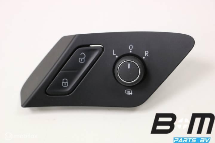 Spiegelverstelknop VW Golf 7 GTI USA, Auto-onderdelen, Dashboard en Schakelaars, Gebruikt