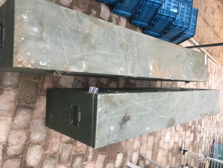 Munitie Kist Aluminium of Metaal, Doe-het-zelf en Bouw, Kratten en Dozen, Zo goed als nieuw, Ophalen