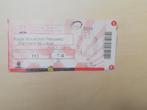 Voetbalticket Royal Mouscron Preuwelz Standard Liege 14, Ophalen of Verzenden