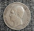 5 Francs België 1858, Setje, Zilver, Ophalen of Verzenden, Zilver