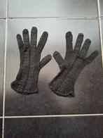 Vintage kanten handschoenen - zwart - jaren '60, Kleding | Dames, Ophalen of Verzenden, Vintage, Maat 36 (S), Gedragen