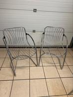 Een set van 2 stoelen ontworpen door Gastone Rinaldi, Ophalen, Gebruikt, Metaal