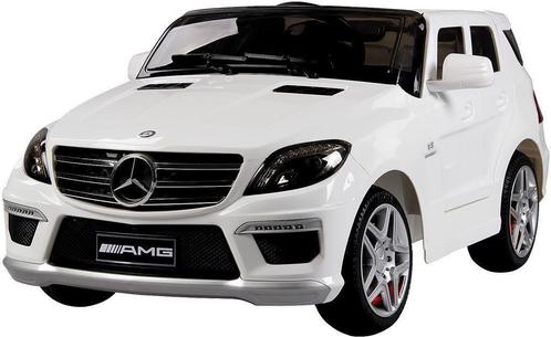 Mercedes ML 1 persoons 12V met RC Wit ***NIEUW***, Kinderen en Baby's, Speelgoed | Buiten | Accuvoertuigen, Nieuw, Ophalen of Verzenden