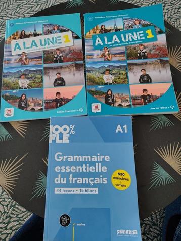 Livres francais "A la une" et 100% FLE neuf! beschikbaar voor biedingen