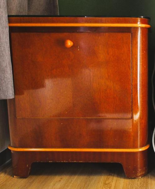 De Coene nachttafel, JACQUELINE, Art Deco, Decoene Kortrijk, Antiek en Kunst, Antiek | Meubels | Stoelen en Sofa's, Ophalen of Verzenden