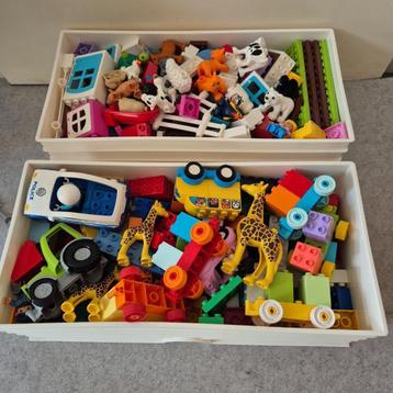 Duplo blokken in opbergdozen beschikbaar voor biedingen