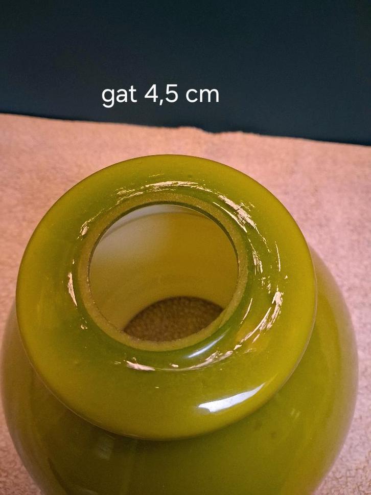 Vintage opaline lampkap, Antiek en Kunst, Curiosa en Brocante, Ophalen of Verzenden