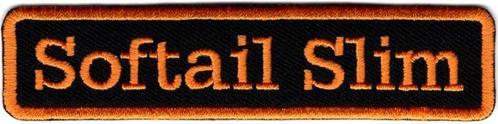 Harley Davidson Softail Slim stoffen opstrijk patch embleem, Motoren, Accessoires | Overige, Nieuw, Verzenden