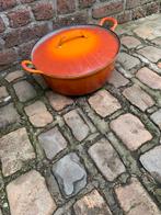 Oranje pot, Huis en Inrichting, Woonaccessoires | Schalen en Manden, Ophalen of Verzenden, Zo goed als nieuw
