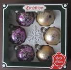 Kerstversiering - 6 stuks - Tradition - Echt glas, Antiek en Kunst, Ophalen of Verzenden