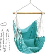SONGMICS Hangstoel met 2 kussens SNELLE GRATIS LEVERING