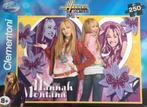 Puzzel Hannah Montana (Miley Cyrus) 250 stukjes, Kinderen en Baby's, Speelgoed | Kinderpuzzels, Ophalen, Meer dan 50 stukjes, Gebruikt