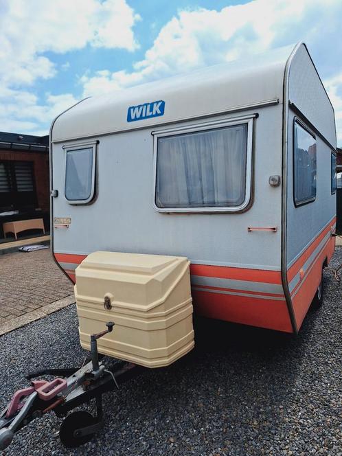 Wilk ci sport 380, Caravans en Kamperen, Caravans, Particulier, Treinzit, Wilk, Lengtebed, Luifel, Ophalen