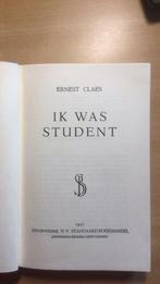 Ernest Claes Ik was student, Boeken, Literatuur, Gelezen, Ophalen of Verzenden, Ernest Claes