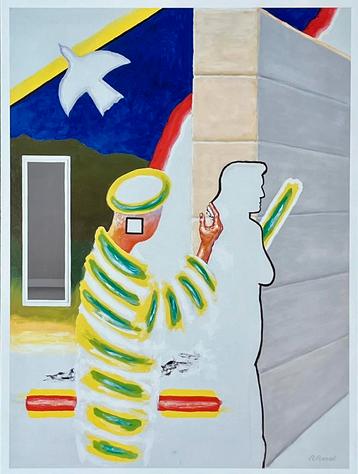 Raveel - Grote prent - 52 x 39 cm - Zeer mooie nieuwstaat beschikbaar voor biedingen