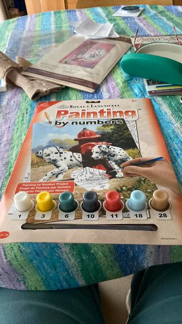 Peinture par numéros : dalmatiens, Enlèvement, Neuf, Aquarelle