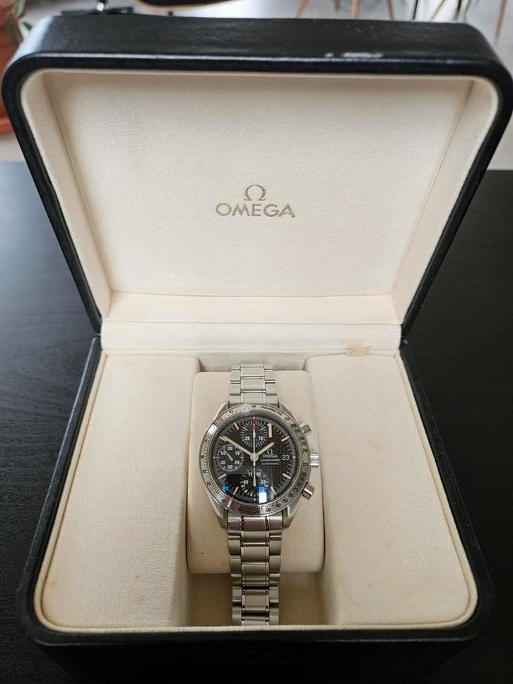 Omega Speedmaster Michael Schumacher, Handtassen en Accessoires, Horloges | Heren, Gebruikt, Omega, Staal, Staal, Ophalen