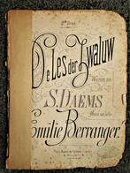 [19e eeuw] - "De Les der Zwaluw" - S.Daems/Emilie Berranger, Muziek en Instrumenten, Bladmuziek, Overige soorten, Zang, Gebruikt