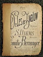 [19e eeuw] - "De Les der Zwaluw" - S.Daems/Emilie Berranger, Muziek en Instrumenten, Bladmuziek, Zang, Gebruikt, Overige soorten