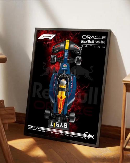 Lego Speed Champions F1-poster van Oracle Red Bull Racing, Kinderen en Baby's, Speelgoed | Duplo en Lego, Zo goed als nieuw, Lego