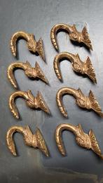 gordijnhaken messing, Huis en Inrichting, Minder dan 50 cm, Gebruikt, Overige kleuren, Ophalen of Verzenden