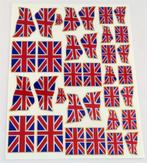 Union Jack vlag metallic stickervel #1, Collections, Autocollants, Envoi, Neuf