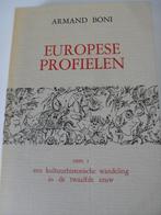 Europese profielen (2 delen) A. Boni, Livres, Histoire mondiale, Comme neuf, 14e siècle ou avant, Enlèvement ou Envoi, Europe