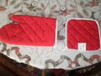 ovenwanten, Huis en Inrichting, Ophalen of Verzenden, Nieuw, Rood