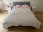Badframe + matras 140 cm op 200 cm, Huis en Inrichting, Slaapkamer | Matrassen en Bedbodems, Ophalen, 140 cm, Zo goed als nieuw