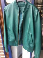 Blouson cuir / Bomber M. Dutti (XS), Ophalen of Verzenden, Maat 34 (XS) of kleiner, Groen, Jasje