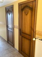 Eiken binnendeuren, Doe-het-zelf en Bouw, Deuren en Vliegenramen, Ophalen, Minder dan 80 cm, Binnendeur, Zo goed als nieuw