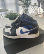 Jordan 1 Mid White Black Racer Blue, Verzenden, Zo goed als nieuw, Schoenen