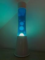 Lavalamp blauw, Huis en Inrichting, Ophalen of Verzenden, Zo goed als nieuw, Glas, Minder dan 50 cm