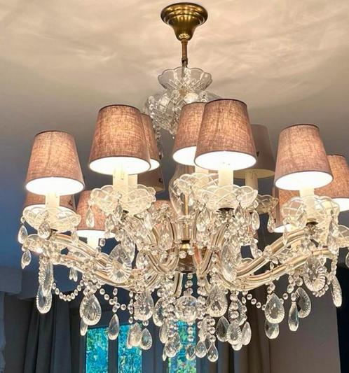 Super mooie kroonluchter in kristal, Antiek en Kunst, Antiek | Glaswerk en Kristal, Ophalen