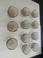 Vintage set van 11 luminarc coupes., Antiek en Kunst, Ophalen