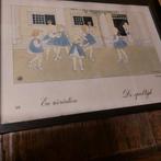 School prenten antieke 12 stuks, Enlèvement