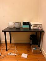 Houten tafel zwart, Huis en Inrichting, Ophalen, Zo goed als nieuw, Bureau