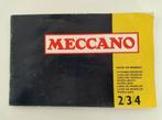 Vintage Meccano Book of Models 2/3/4 - 1974 - Bel état, Autres types, Utilisé, Enlèvement ou Envoi