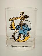 Smurfen Peyo horoscoop Weegschaal glas, Ophalen of Verzenden