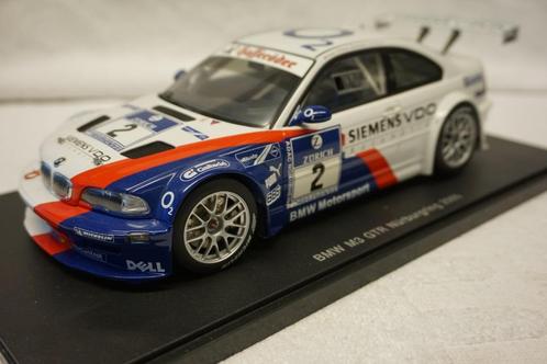 BMW M3 GTR #2 Nürburgring 80547 AutoArt 1:18 2005, Hobby & Loisirs créatifs, Voitures miniatures | 1:18, Comme neuf, Voiture, Autoart