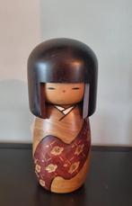 Mooie Sachi (Fortune) Okappa Kokeshi van Usaburo, Antiek en Kunst, Kunst | Beelden en Houtsnijwerken, Verzenden