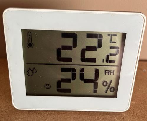 digitale hygrometer-thermometer, Huis en Inrichting, Woonaccessoires | Thermometers, Zo goed als nieuw, Binnenthermometer, Ophalen