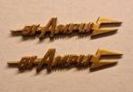 Philips Bi-Ampli logo embleem, Antiek en Kunst, Antiek | Tv's en Audio, Ophalen of Verzenden
